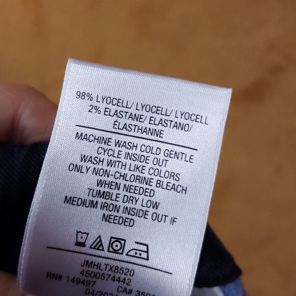 JOES Pants Mens Medium Navy Drawstring Chino LAIRD TENCEL in Night Sky $198 - Picture 7 of 11
